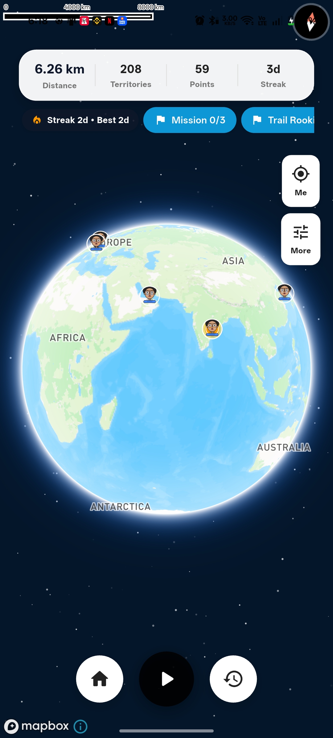 Plurihive territory map